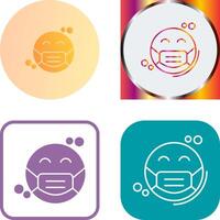 Mask Icon Design vector