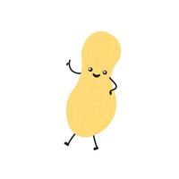 Illustration of a Peanut Character Pointing to Himself vector