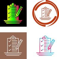 Check List Icon Design vector