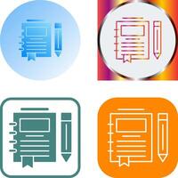 Journal Icon Design vector