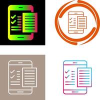 Check List Icon Design vector