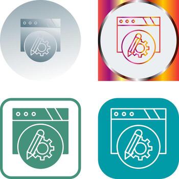 Setting Icon Design vector