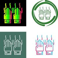 Smelly Hands Icon Design vector