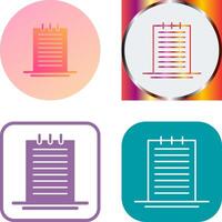 Notes Icon Design vector
