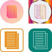 Document Icon Design vector