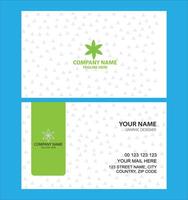 Professional creative business card design template vector