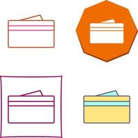 Unique Wallet Icon Design vector