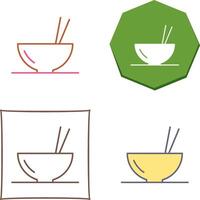 Unique Food Icon Design vector