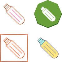 Unique USB Drive Icon Design vector