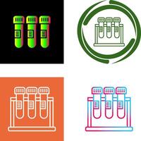 Test Tube Icon Design vector