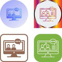 Conversation Icon Design vector