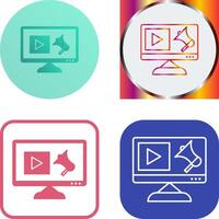 Unique Digital Marketing Icon Design vector