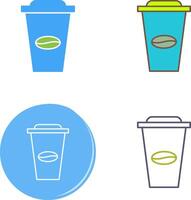 Coffee Cup Icon Design vector