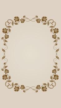 Aesthetic Frame Pattern vector