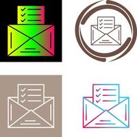 Check List Icon Design vector