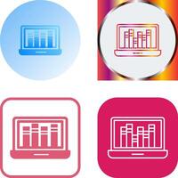 Online Library Icon Design vector