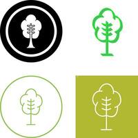 diseño de icono de árbol vector