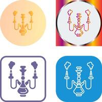 Shisha Icon Design vector