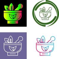 Ayurvedic Icon Design vector