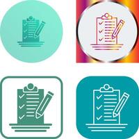 Check List Icon Design vector