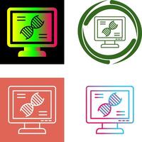 Dna Test Icon Design vector