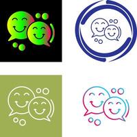 Chatting Icon Design vector