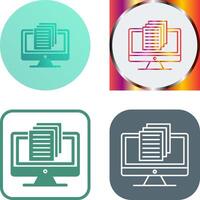 Document Icon Design vector