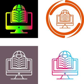 Learning Icon Design vector