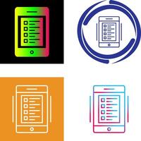 Online Test Icon Design vector