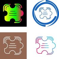 Puzzle Icon Design vector