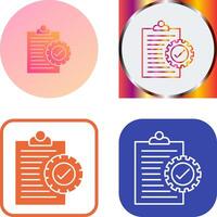 Check List Icon Design vector