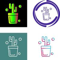 Cactus Icon Design vector