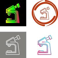 Microscope Icon Design vector
