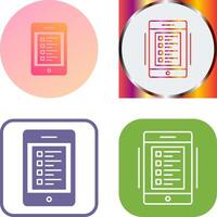 Online Test Icon Design vector