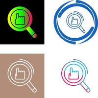 Quick Selection Icon Design vector