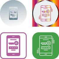 One Time Password Icon Design vector