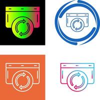 Refresh Icon Design vector