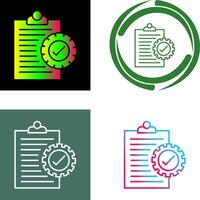 Check List Icon Design vector