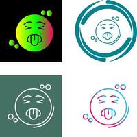Disgusted Icon Design vector