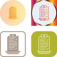 Check List Icon Design vector