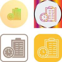 Time Planing Icon Design vector