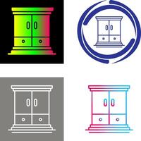 Wardrobe Icon Design vector