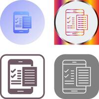 Check List Icon Design vector