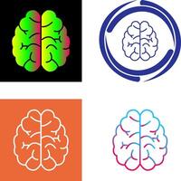 diseño de icono de cerebro vector