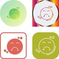 Upset Icon Design vector