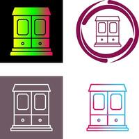 Wardrobe Icon Design vector