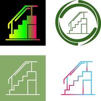 diseño de icono de escaleras vector