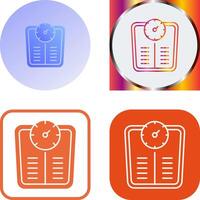 Weight Scale Icon Design vector