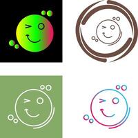 Wink Icon Design vector