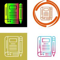 Diary Icon Design vector